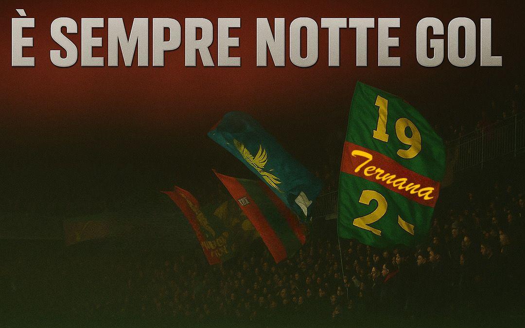 " È SEMPRE NOTTE GOL " L'APPUNTAMENTO DEL LUNEDI DEI TIFOSI ROSSOVERDI