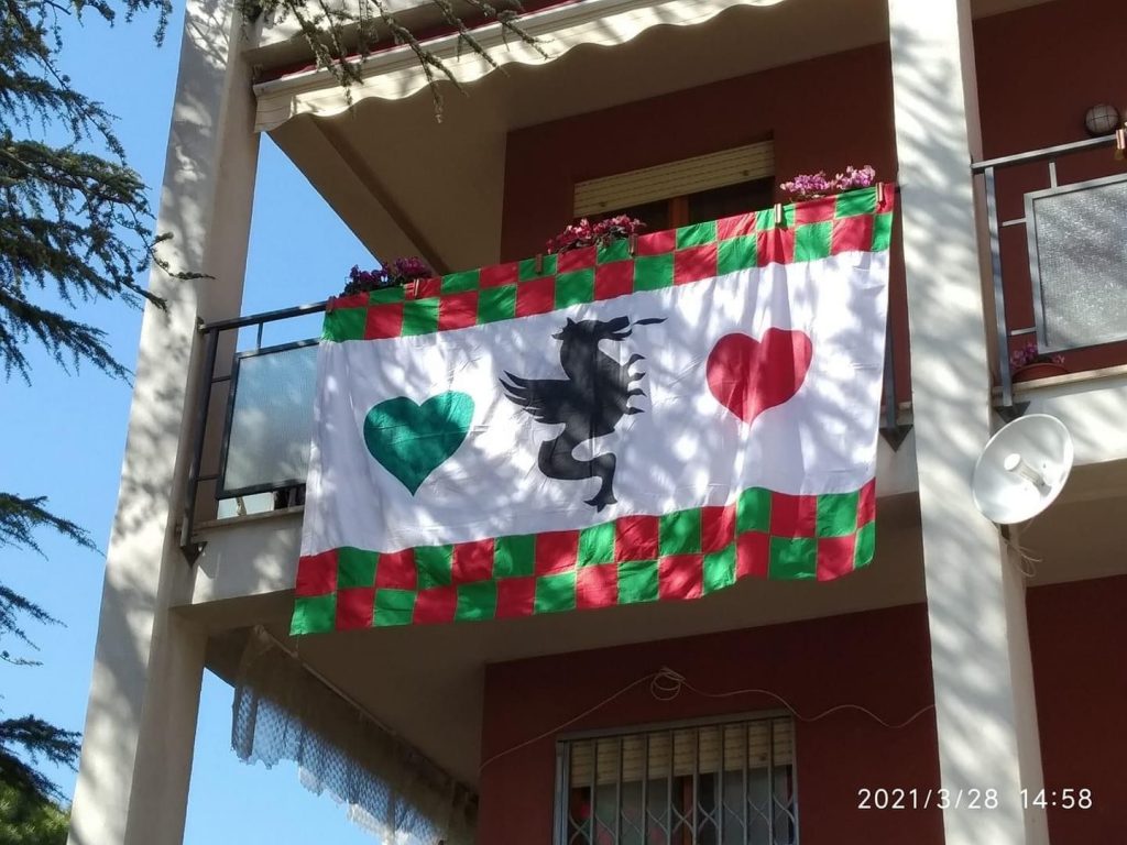 La città si colora di rossoverde