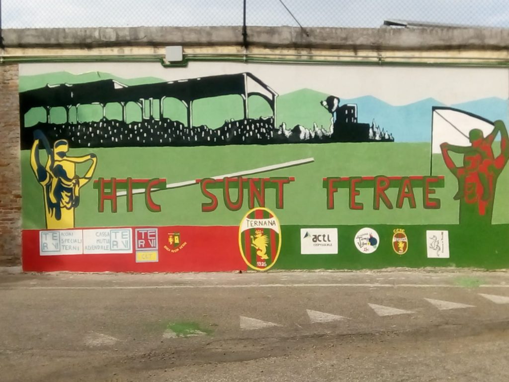 ” LA PISTA “, UN MURALES PER NON DIMENTICARE LE EMOZIONI DEL PASSATO!-VIDEO-INTERVISTE