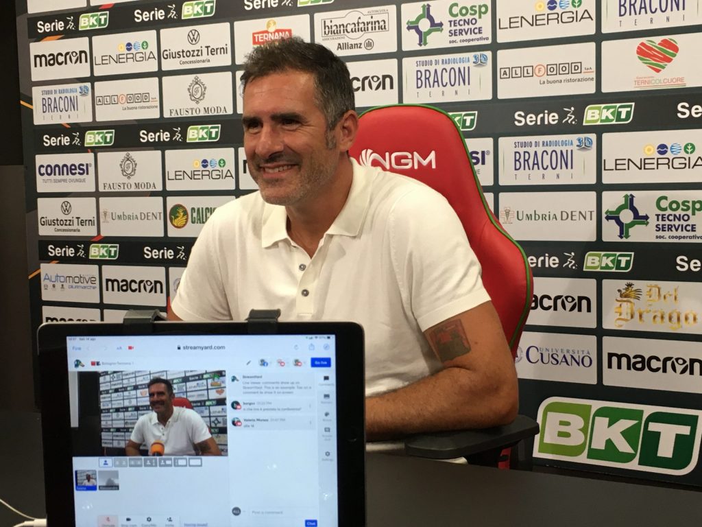 Lucarelli:” No, non cambio modulo di gioco! “ video
