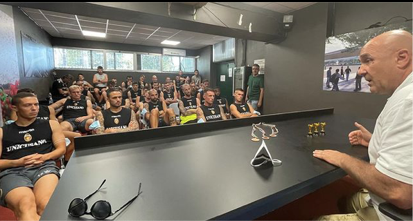 Ternana, il saluto di Bandecchi alla squadra-Video