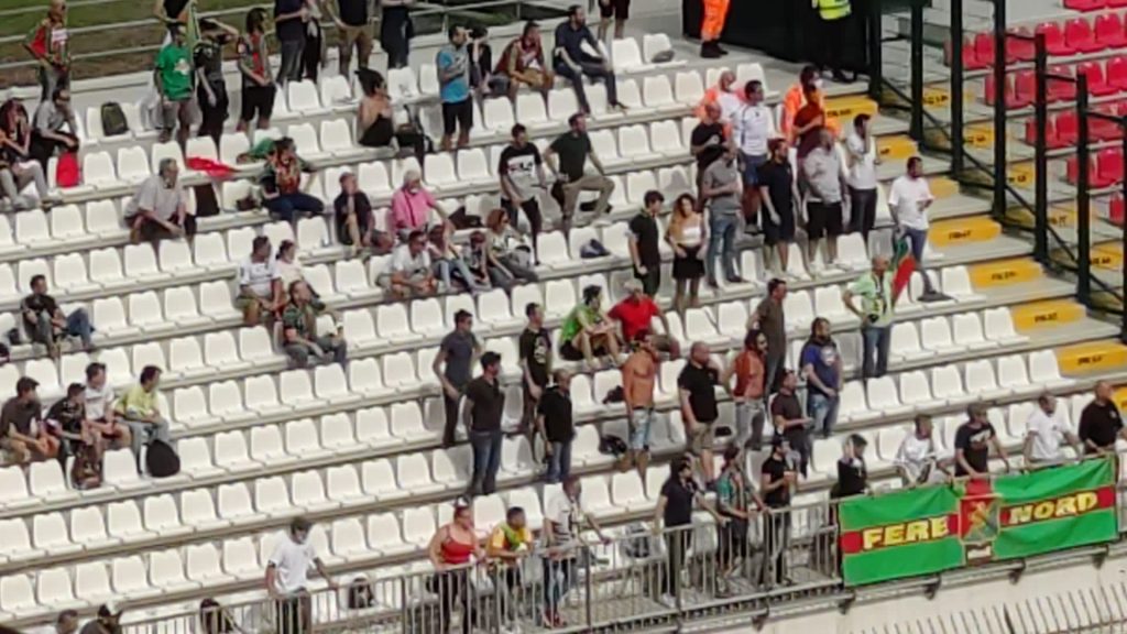 MONZA-TERNANA 1-1 E QUESTA E’ L’ESULTANZA DEI TIFOSI DELLE FERE-VIDEO
