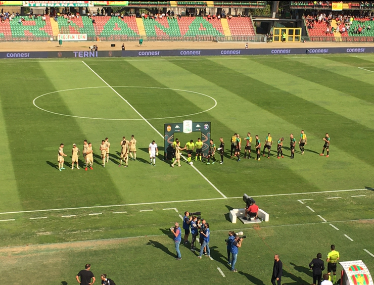 TERNANA-PISA, LA SINTESI