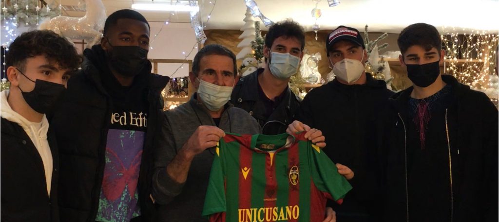 Ternana in visita al Villaggio di Babbo Natale