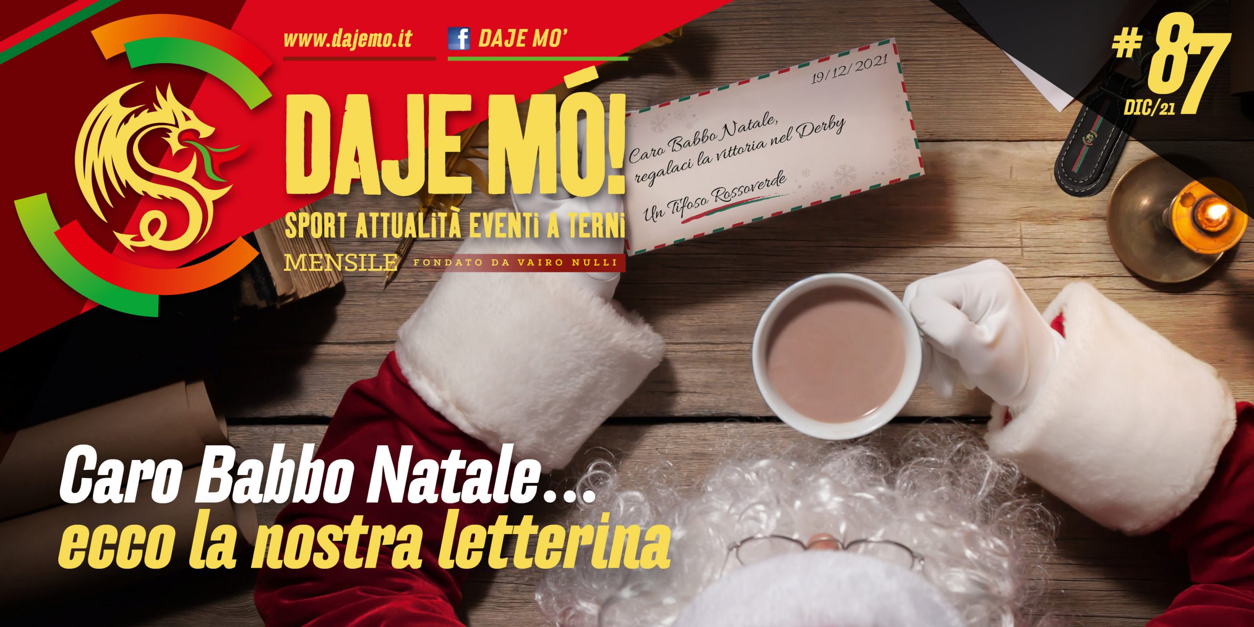 E’ in edicola il numero natalizio di” Daje Mò “