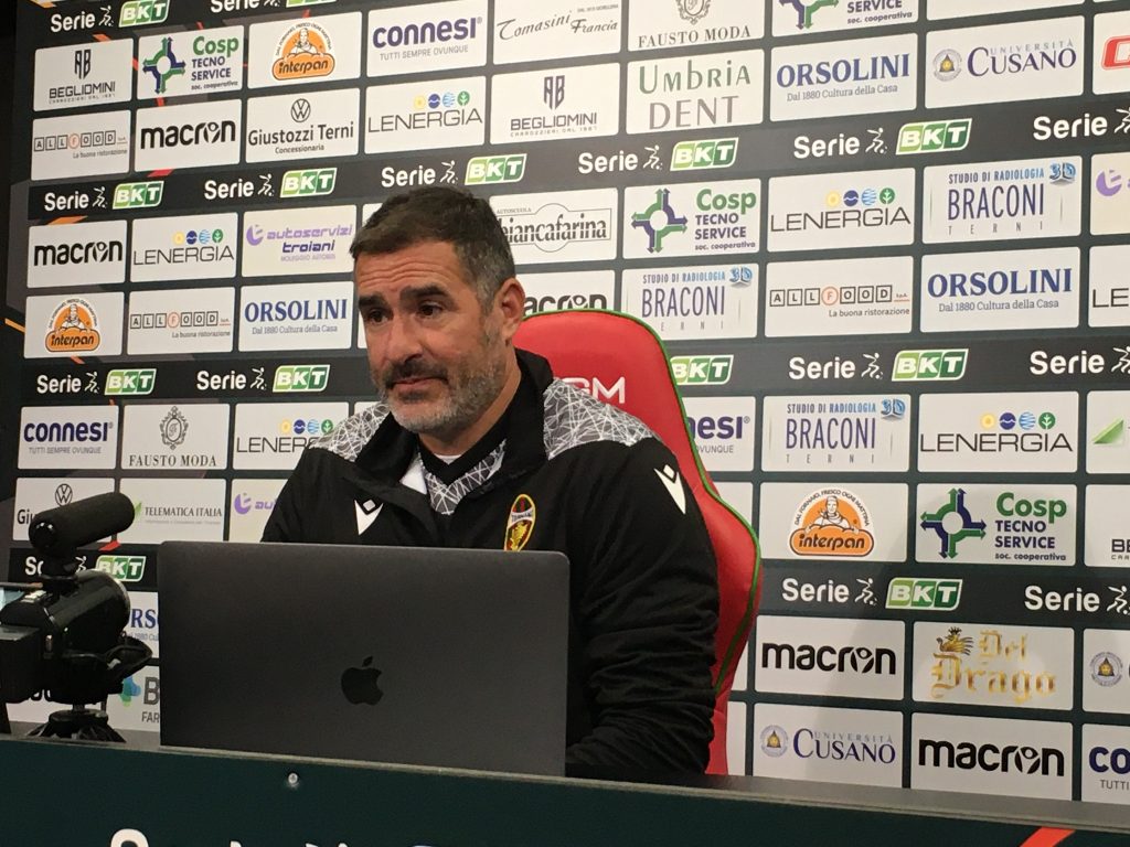 Ternana, Lucarelli:” Siamo stati leziosi “-Video