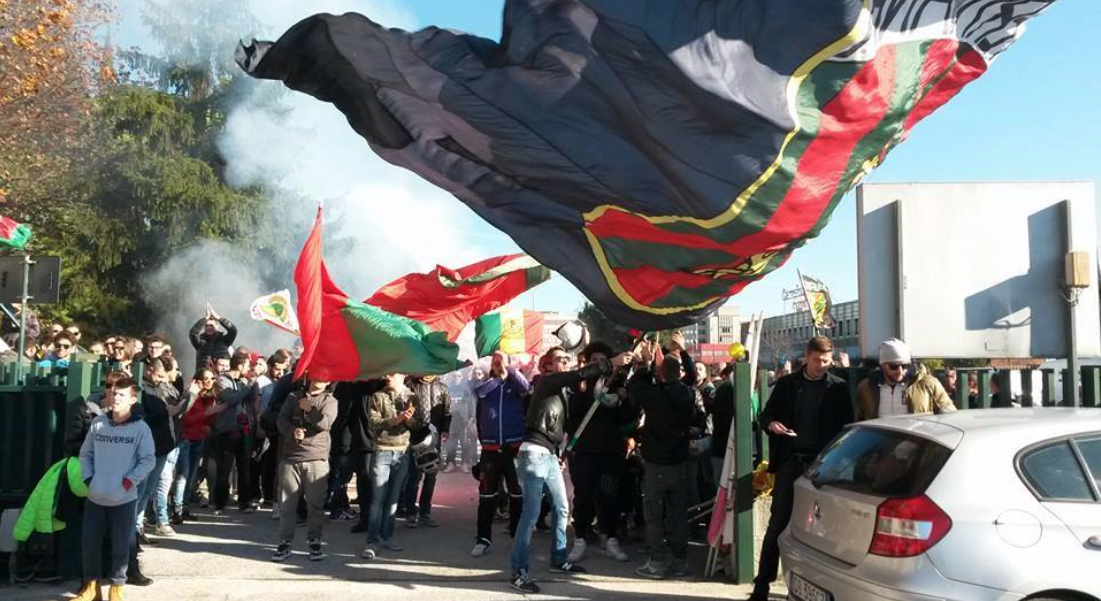 Pianese-Ternana, settore dei tifosi rossoverdi sold out!