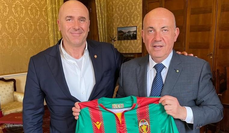 Ternana, Bandecchi in visita al Prefetto