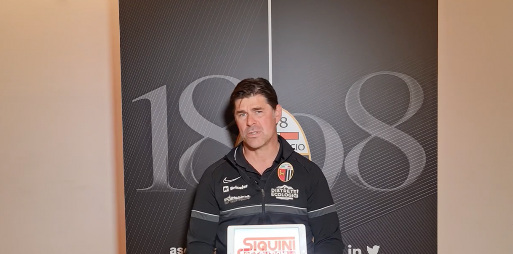 Ascoli, Sottil:”Noi siamo l’Ascoli e non dobbiamo aver paura di nessuno”-Video