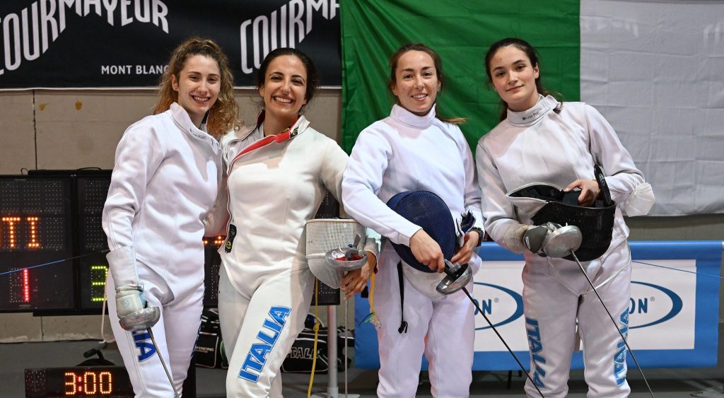 Tricolori di spada femminile, strepitoso 4° posto del Circolo ternano-video