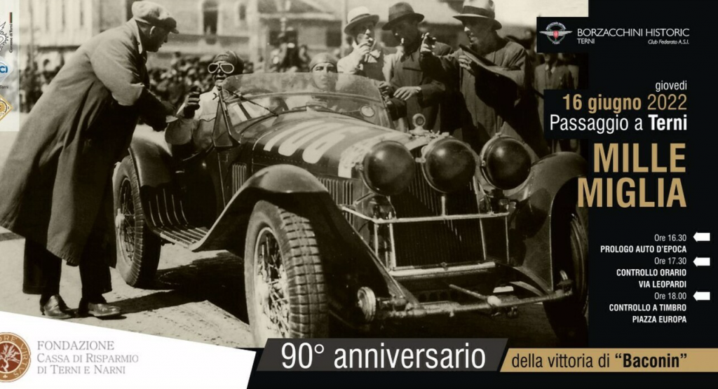 Oggi la “Mille Miglia” a Terni, uno spettacolo da non perdere!