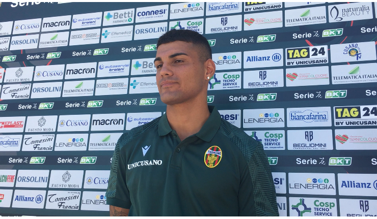 Ternana, Spalluto si presenta….