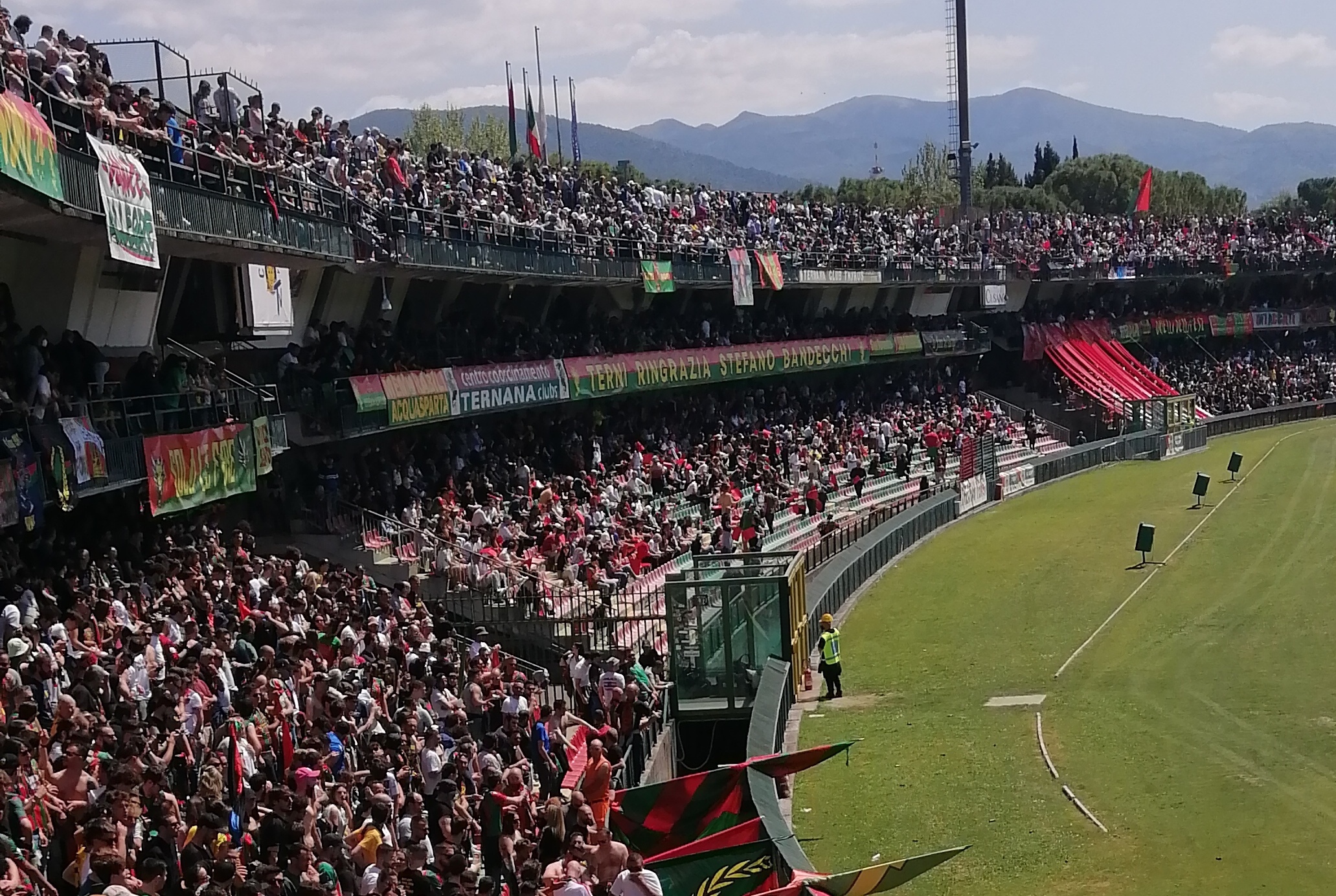 Ternana, oltre mille i ternani allo Stirpe