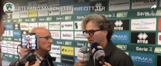 Stefano MARCHETTI, ds Cittadella:”Partita condizionata dalla paura!”VIDEO