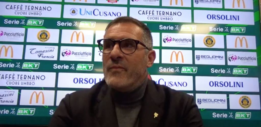 Lucarelli post Ternana-Spal:” Non siamo riusciti a ripetere il bel primo tempo”- VIDEO
