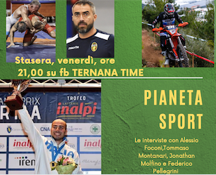 EVVIVA LO SPORT, UN VIAGGIO ATTTRAVERSO I PERSONAGGI DELLO SPORT TERNANO