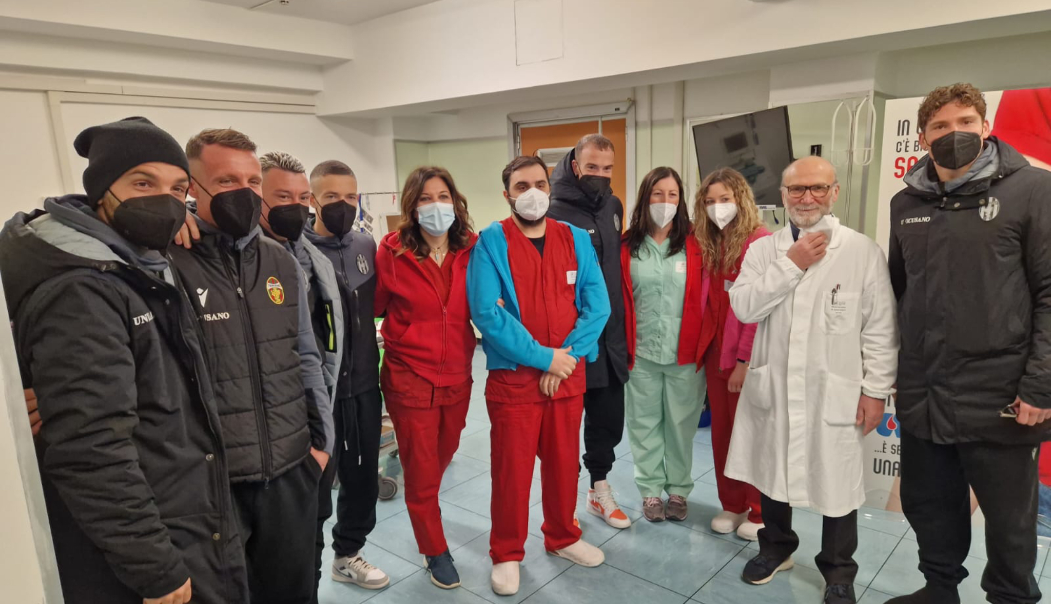 TERNANA, dai rossoverdi un inno alla donazione del sangue