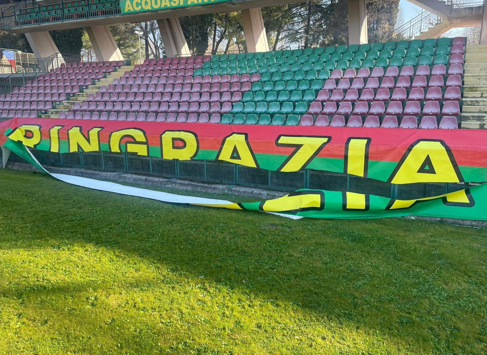Che fine ha fatto lo striscione per Bandecchi? Lo chiarisce il CCTC