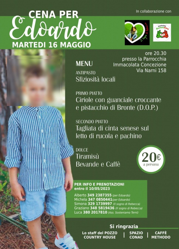 Una cena per Edoardo