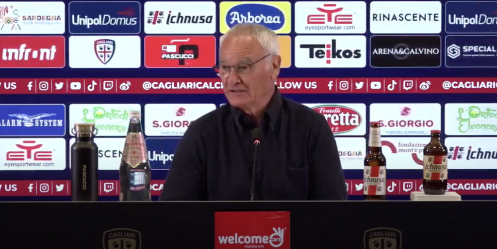 CLAUDIO RANIERI:”La Ternana sa quello che vuole ma noi abbiamo bisogno di punti!”-VIDEO