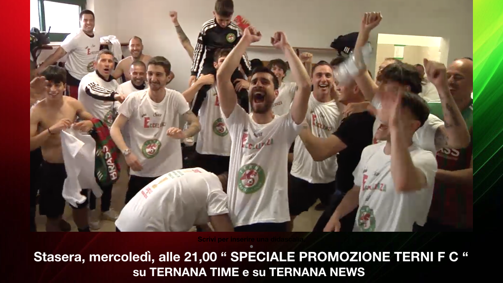 TERNI FC, UNA STAGIONE RICCA DI SUCCESSI!