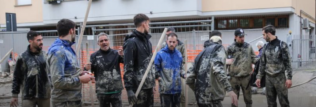 Alluvione Emilia-Romagna, in campo anche il Cesena di Toscano