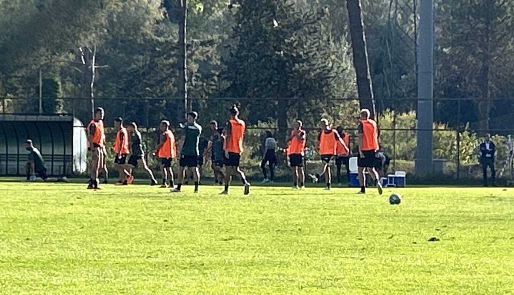 Ternana, primo allenamento a Marmore-Video