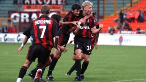 L'ex giocatore del Milan festeggia una rete - Foto Lapresse - Ternanatime.com