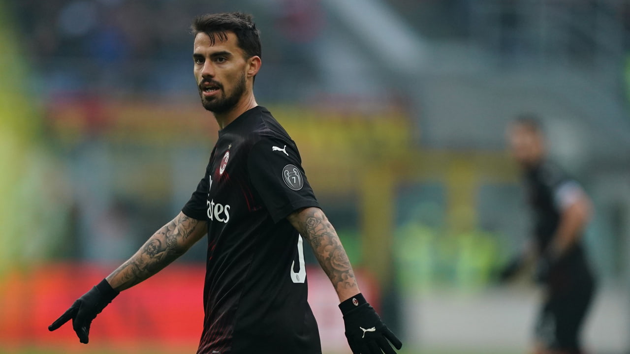 Suso in campo con la maglia del Milan - Foto Lapresse - Ternanatime.com