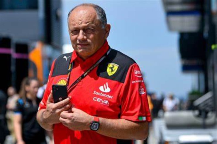 Il team principal della Ferrari Frederic Vasseur