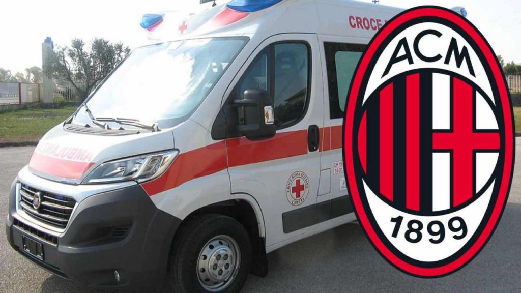 Ultim’ora Milan: allenamento interrotto, trasportato d’urgenza in ospedale | Coinvolto Theo Hernandez