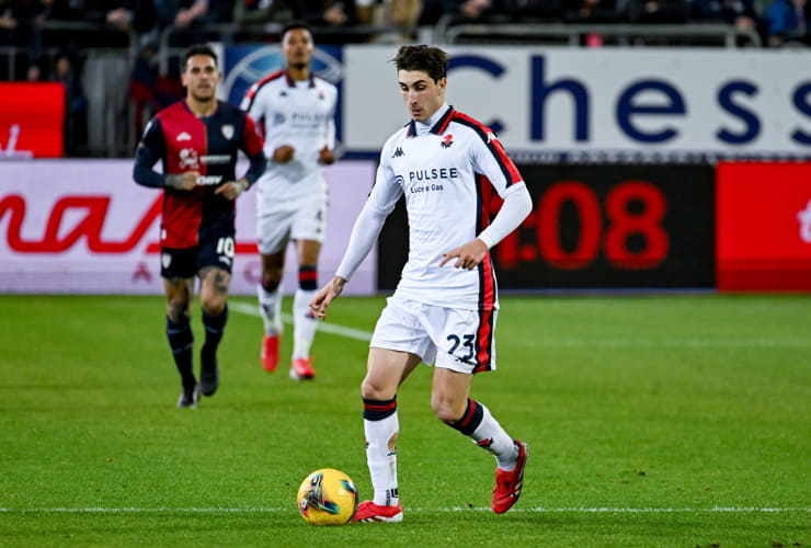 Fabio Miretti in campo con la maglia del Genoa - Foto Lapresse - Ternanatime.com