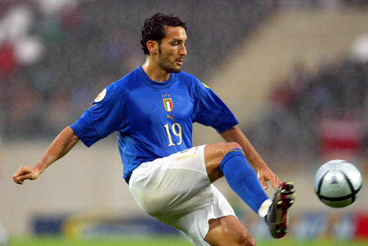 Gianluca Zambrotta in campo con la maglia dell'Italia - Foto Lapresse - Ternanatime.com