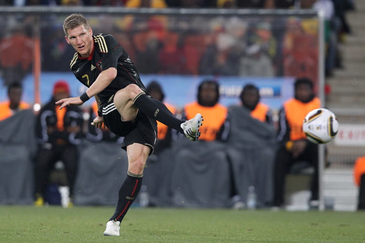 Schweinsteiger in campo con la maglia della Germania - Foto Lapresse - Ternanatime.com