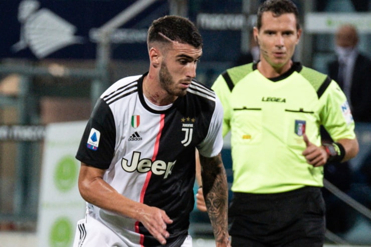 Simone Muratore in campo con la maglia della Juventus - Foto Lapresse - Ternanatime.com
