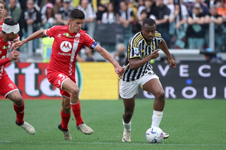 Tiago Djalò in campo con la maglia della Juventus - Foto Lapresse - Ternanatime.com