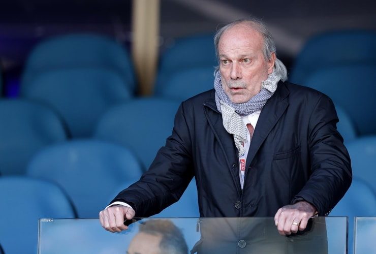 Walter Sabatini in tribuna - Foto Lapresse - Ternanatime.com