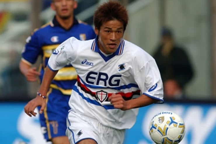 Yanagisawa in campo con la maglia della Sampdoria - Foto Instagram - Ternanatime.com