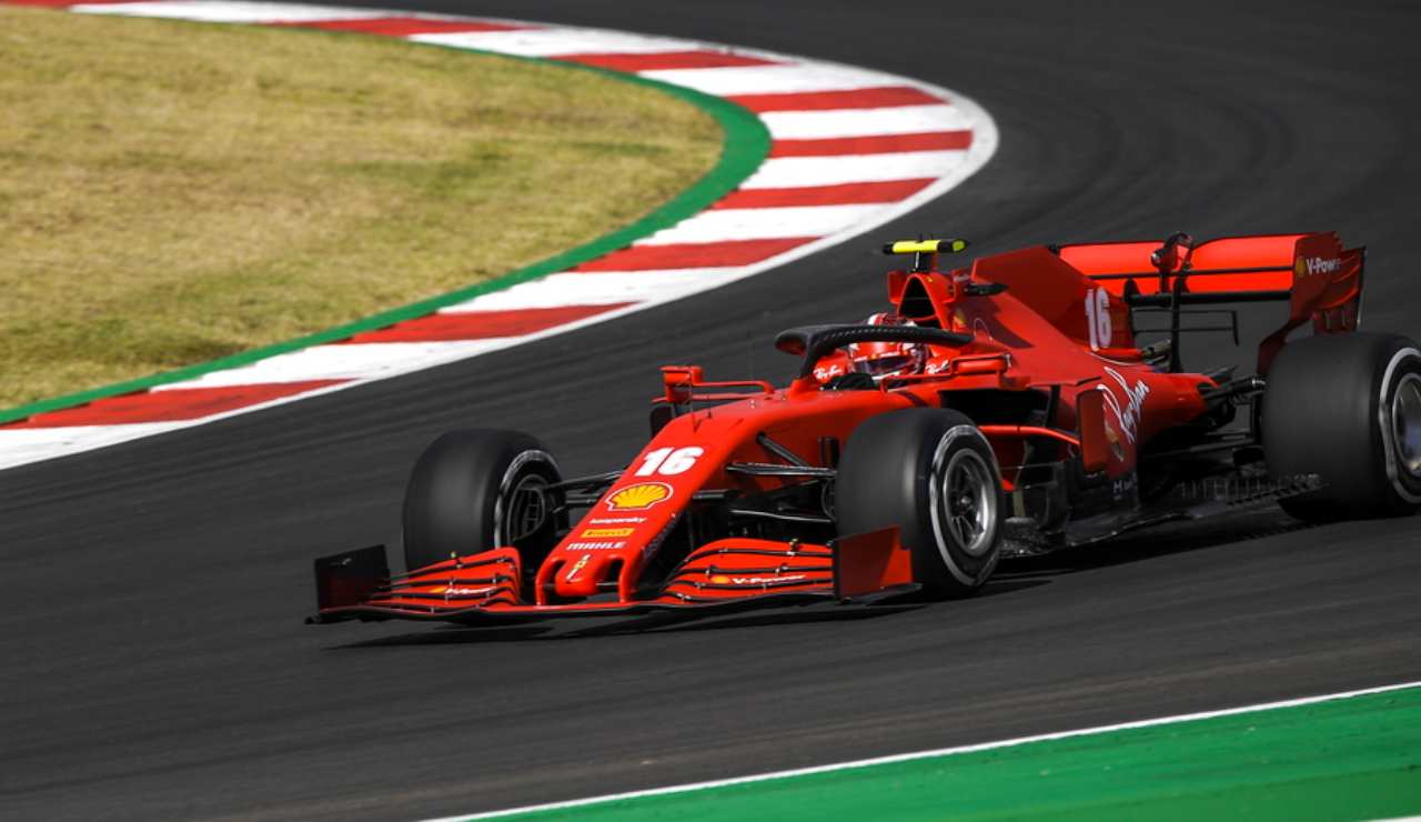La Ferrari di Charles Leclerc