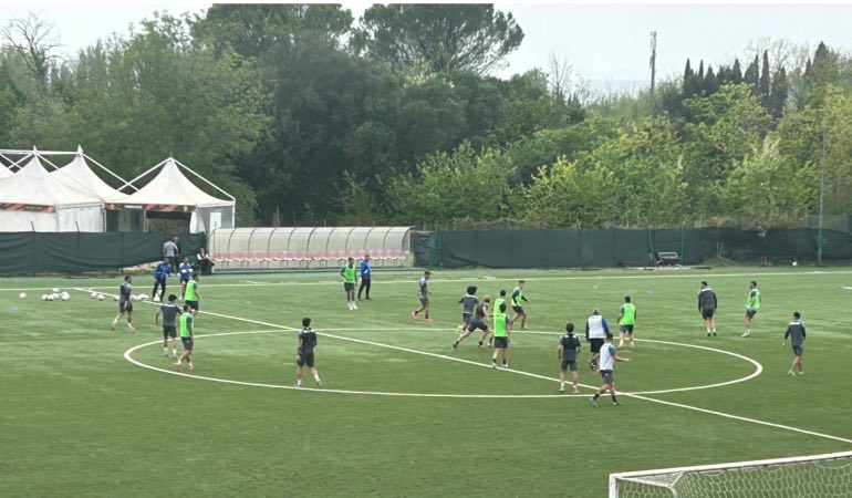Ternana, si ferma un attaccante nella seduta odierna