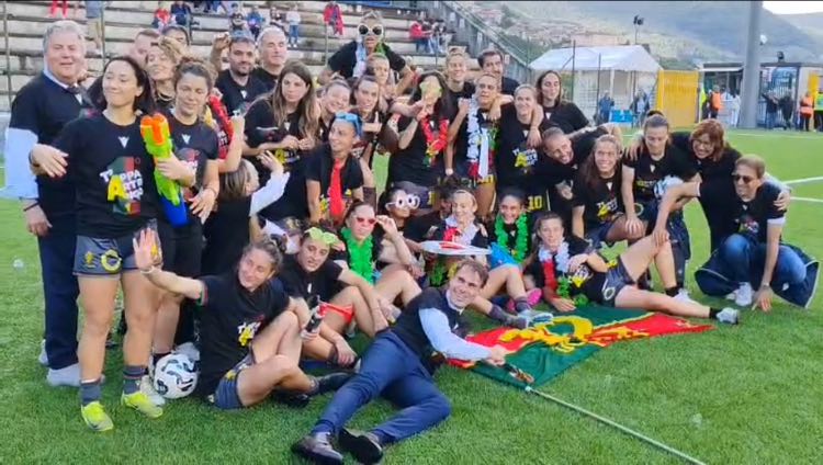 TERNANA WOMEN, DOPO LA PROMOZIONE  VINCE ANCHE IL CAMPIONATO-video-intervista