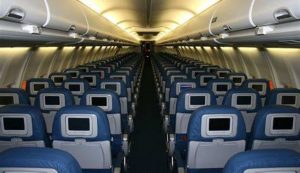 Interno di un aereo