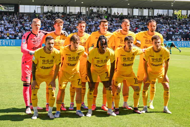 La Salernitana in una recente partita - Foto Lapresse - Ternanatime.com