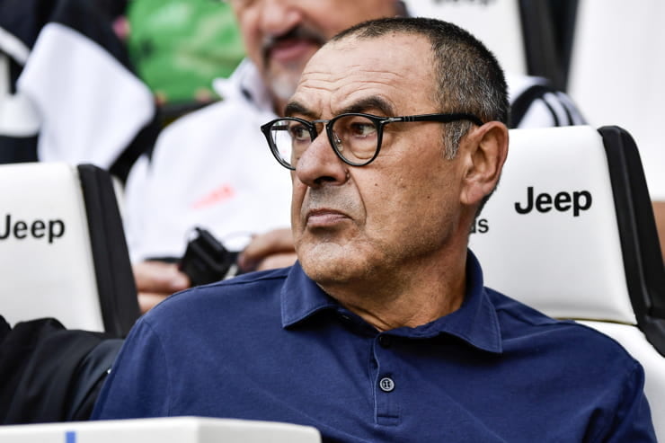 Maurizio Sarri in panchina - Foto Lapresse - Ternanatime.com