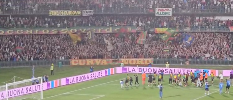 TERNANA VS VICENZA, TIFOSI PROTAGONISTI AL LIBERATI-VIDEO