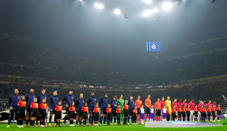 Maxi schermo al Meazza