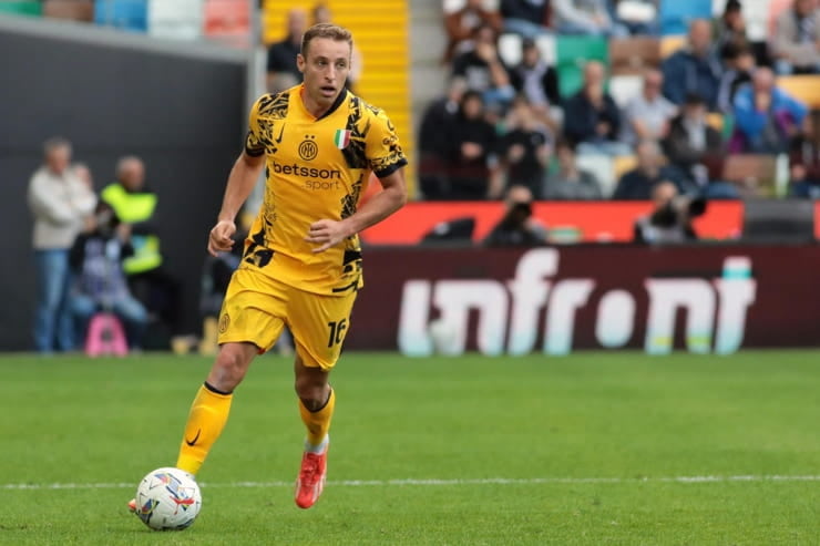 Davide Frattesi con la maglia dell'Inter - Foto Lapresse - Ternanatime.com
