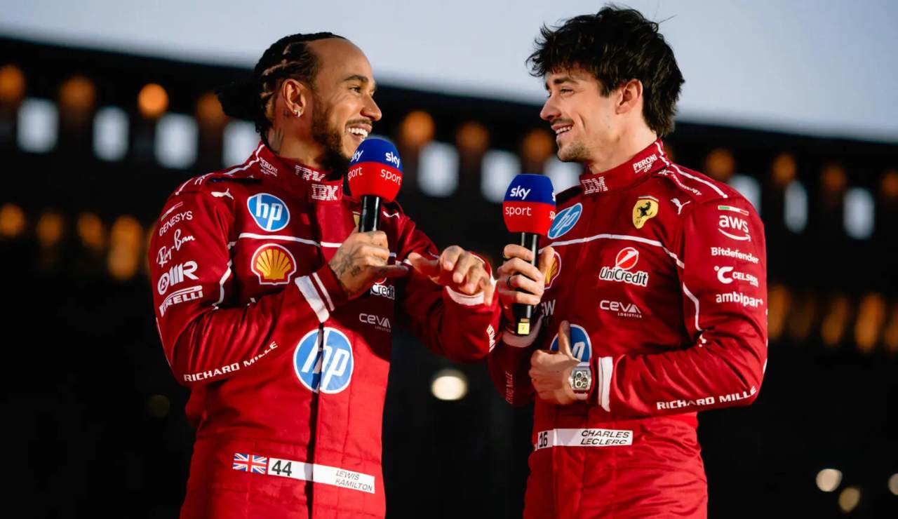 Hamilton e Leclerc insieme