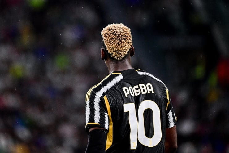 Paul Pogba in campo con la maglia della Juventus - Foto Lapresse - Ternanatime.com