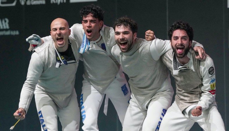 SCHERMA, ALESSIO E LA SQUADRA AZZURRA VINCONO L’EUROPEO